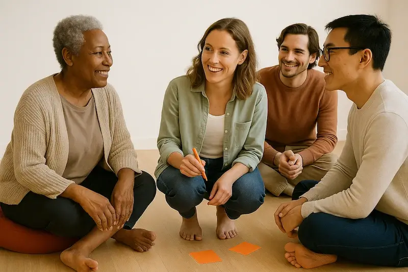 ISPF Therapie Weiterbildung Hamburg Gruppenarbeit im Seminarraum